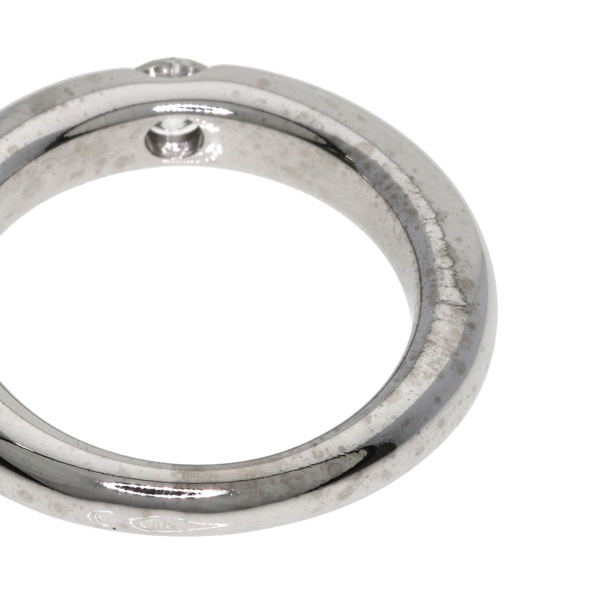 CARTIER カルティエ エリプス ダイヤモンド #53 リング・指輪 K18WG レディース [中古]