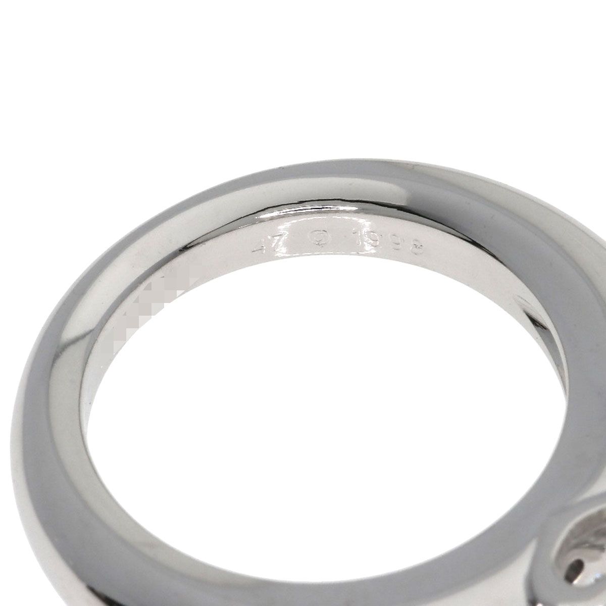 CARTIER カルティエ C ドゥ カルティエ ソリテール ダイヤモンド #47 リング・指輪 K18WG レディース [中古]