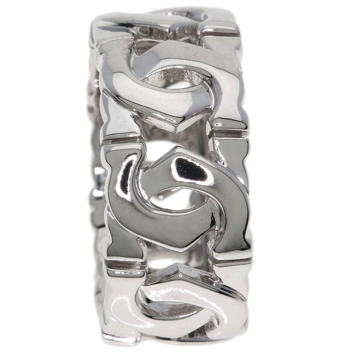 CARTIER カルティエ アントルラセ リング #46 リング・指輪 K18WG レディース [中古]