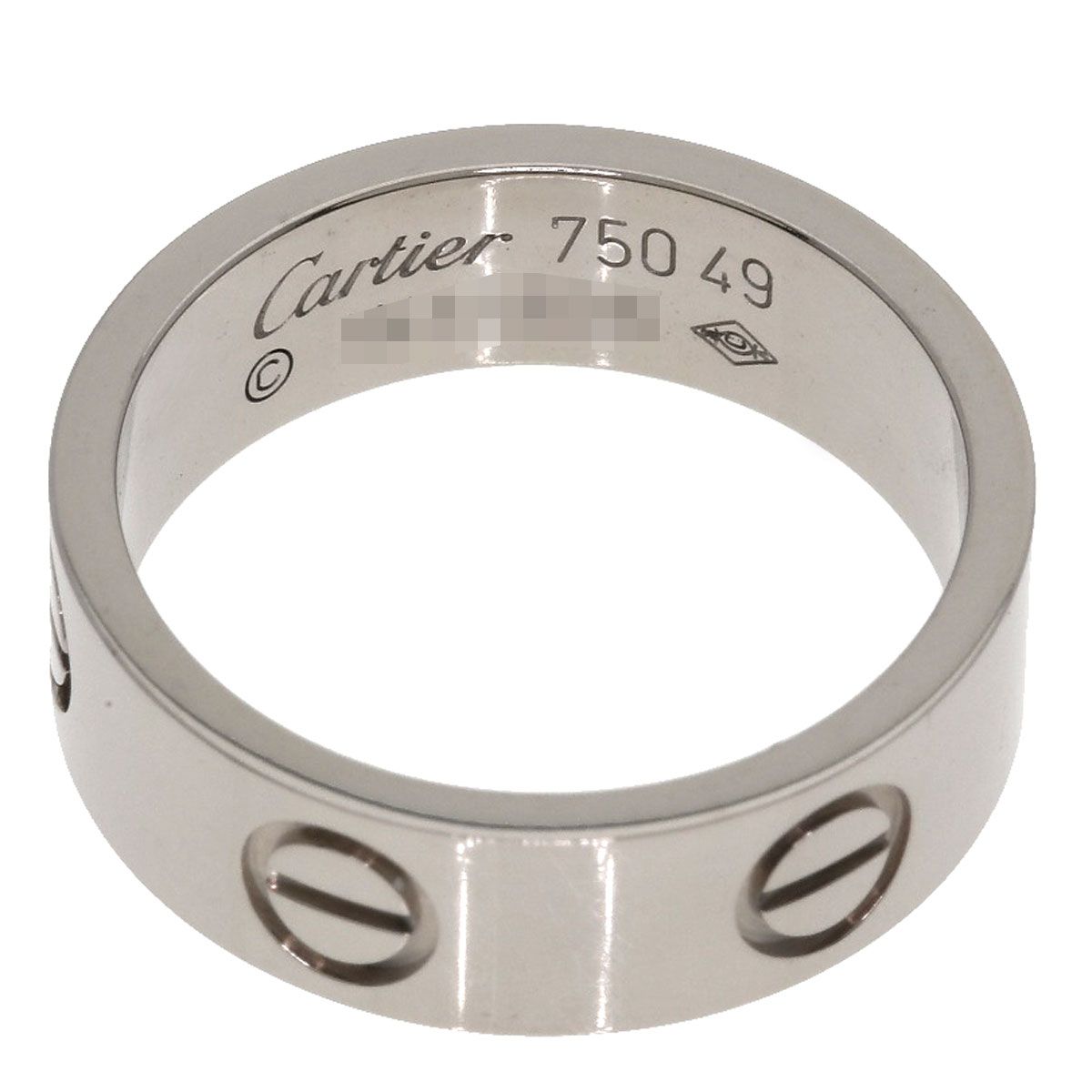 CARTIER カルティエ ラブリング #49 リング・指輪 K18WG レディース [中古]
