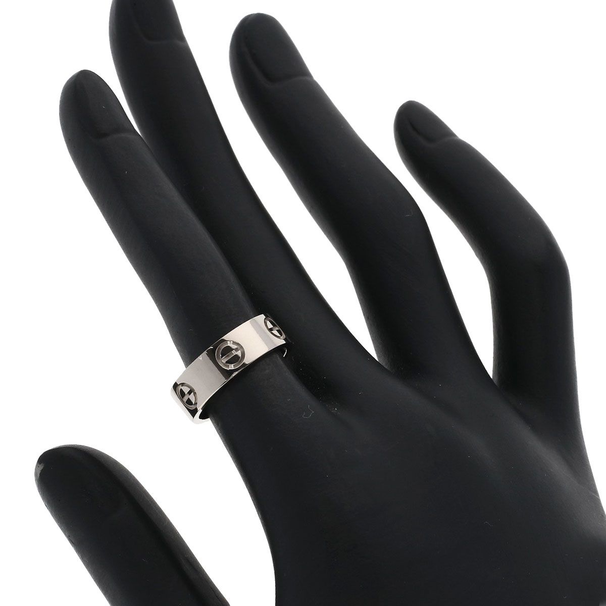 CARTIER カルティエ ラブリング #49 リング・指輪 K18WG レディース [中古]