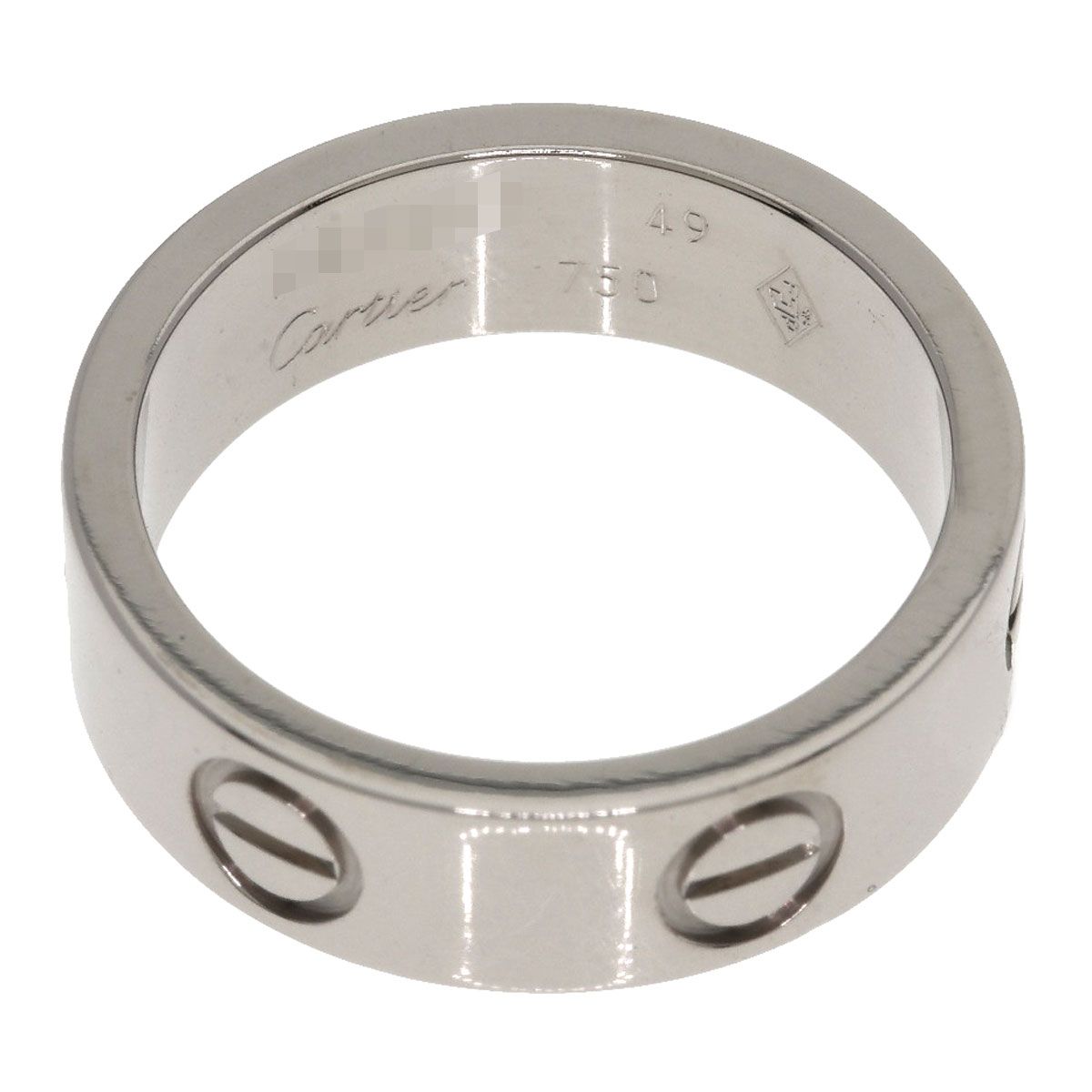 CARTIER カルティエ ラブリング #49 リング・指輪 K18WG レディース [中古]