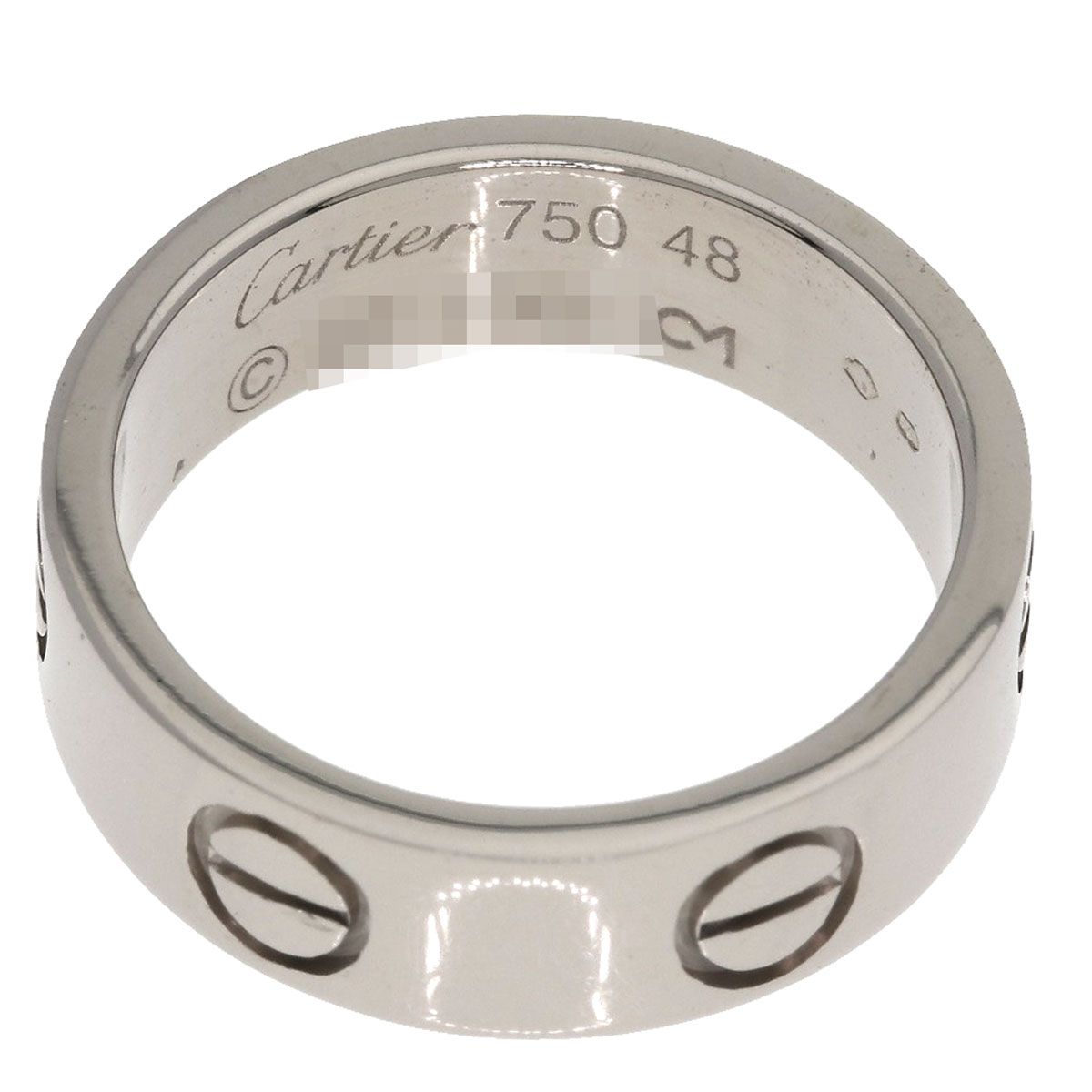 CARTIER カルティエ ラブリング #48 リング・指輪 K18WG レディース [中古]