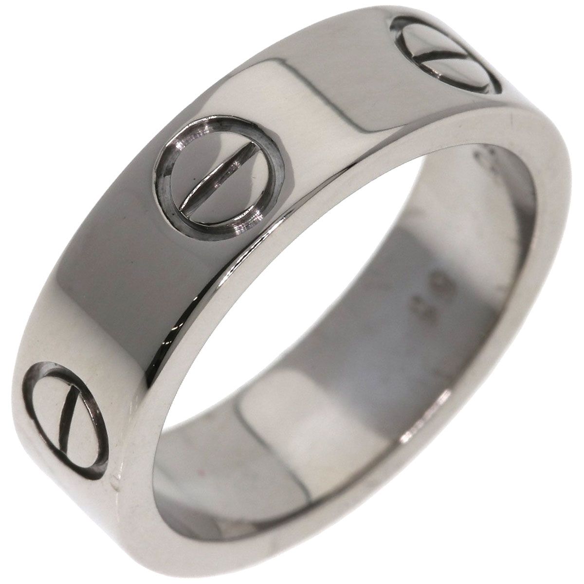 CARTIER カルティエ ラブリング #51 リング・指輪 K18WG レディース [中古]