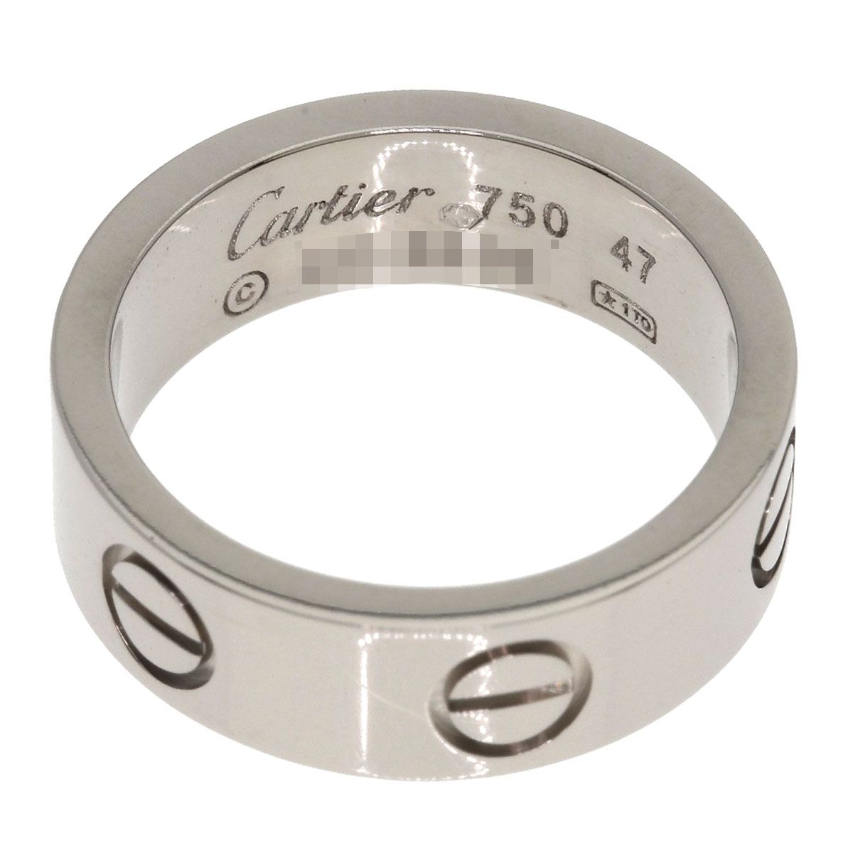 CARTIER カルティエ ラブリング #47 リング・指輪 K18WG レディース [中古]