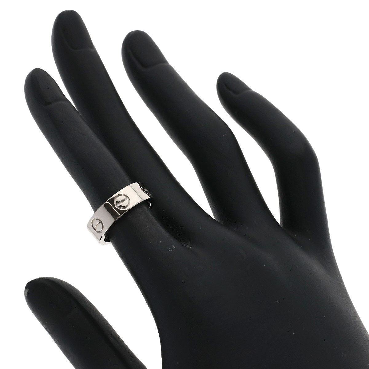 CARTIER カルティエ ラブリング #47 リング・指輪 K18WG レディース [中古]
