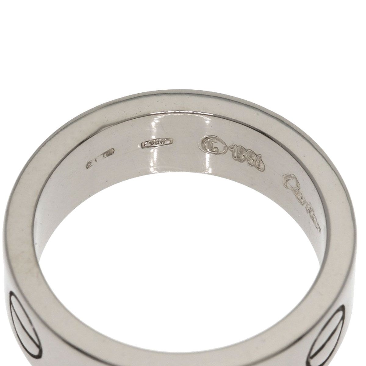 CARTIER カルティエ ラブリング #48 リング・指輪 K18WG レディース [中古]
