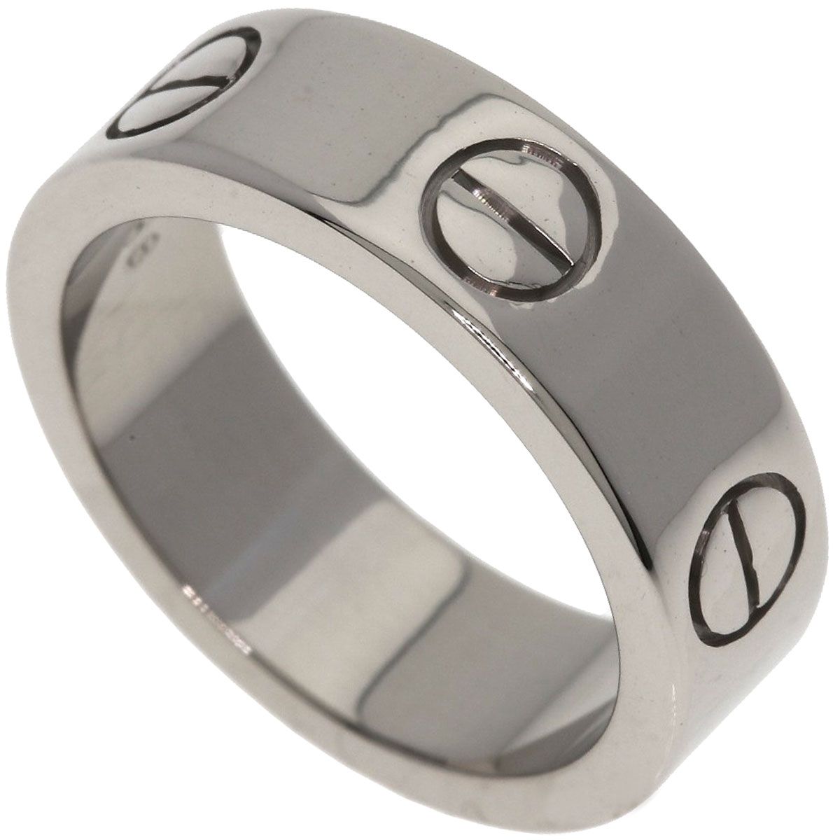 CARTIER カルティエ ラブリング #48 リング・指輪 K18WG レディース [中古]