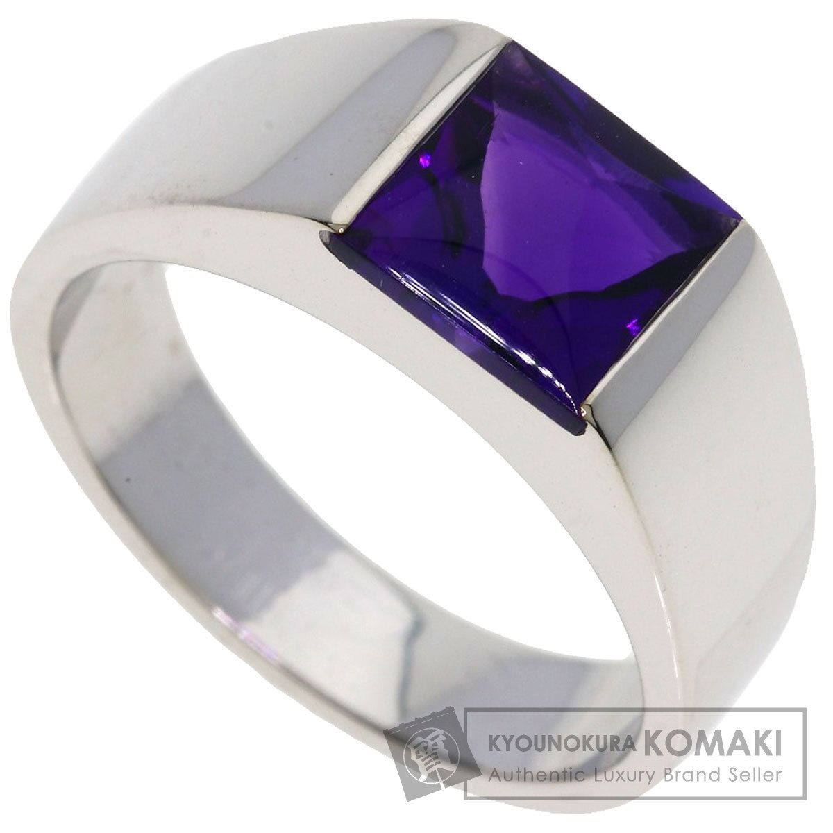 CARTIER カルティエ タンクリング #58 リング・指輪 K18WG レディース [中古]