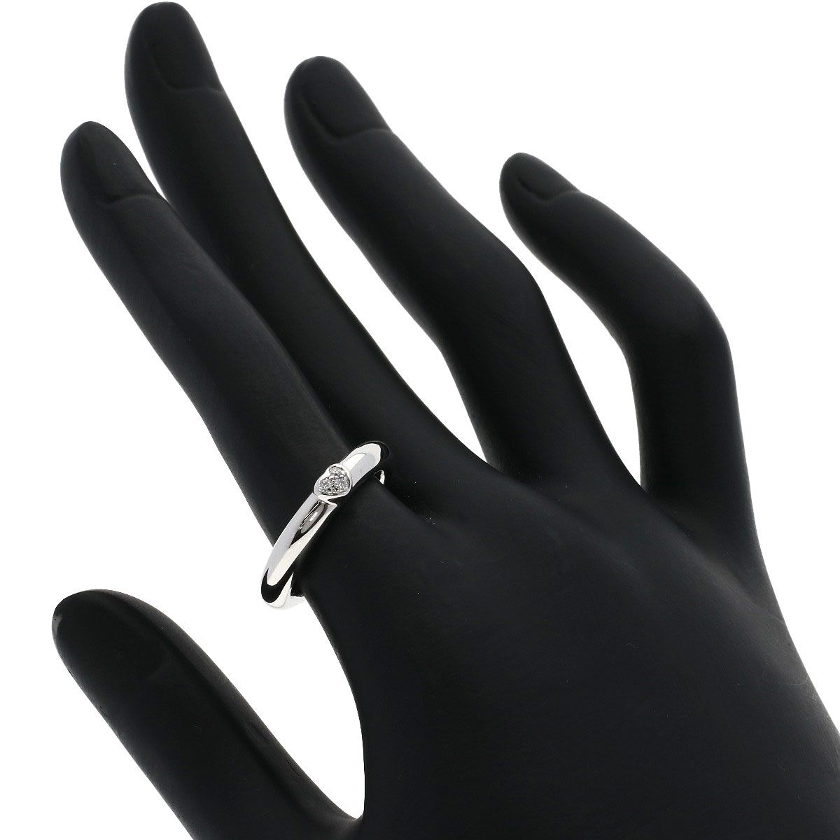TIFFANY&Co. ティファニー フレンドシップ ダイヤモンド リング・指輪 K18WG レディース [中古]