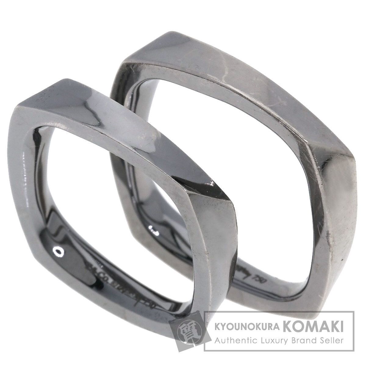 TIFFANY&Co. ティファニー フランクゲーリー トルク ナロー 2本セット リング・指輪 K18WG レディース [中古]
