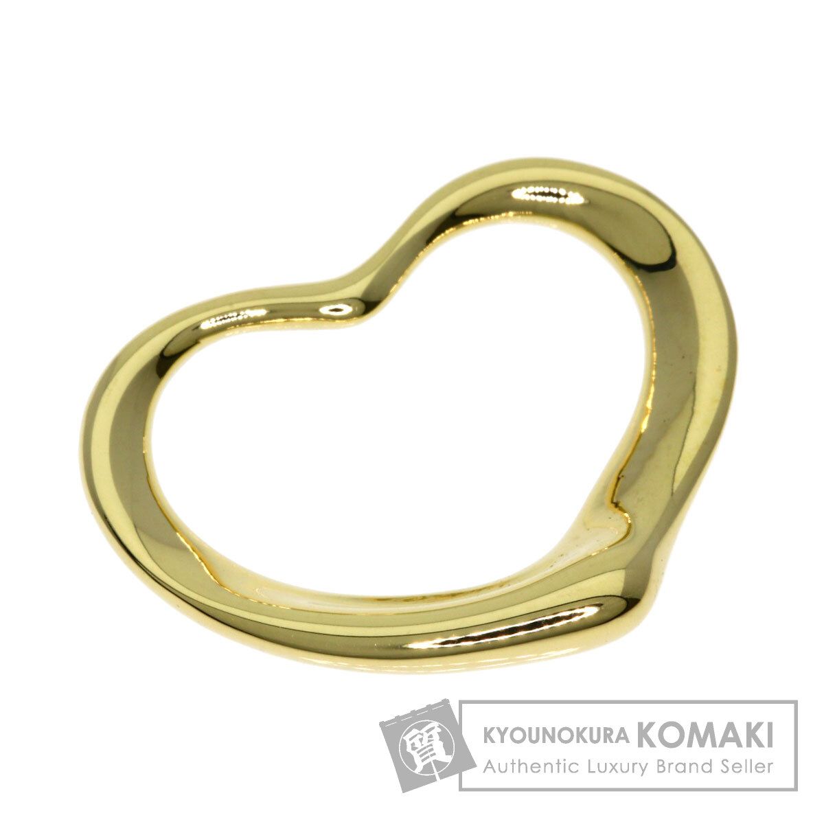 TIFFANY&Co. ティファニー オープンハート ペンダントトップ K18YG レディース [中古]