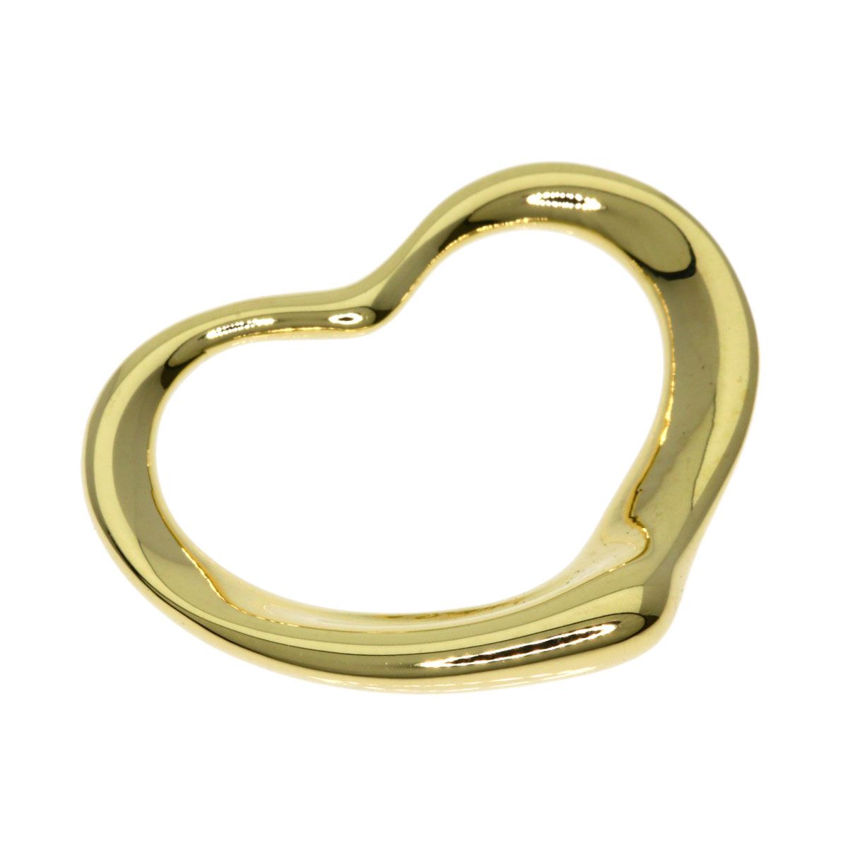 TIFFANY&Co. ティファニー オープンハート ペンダントトップ K18YG レディース [中古]