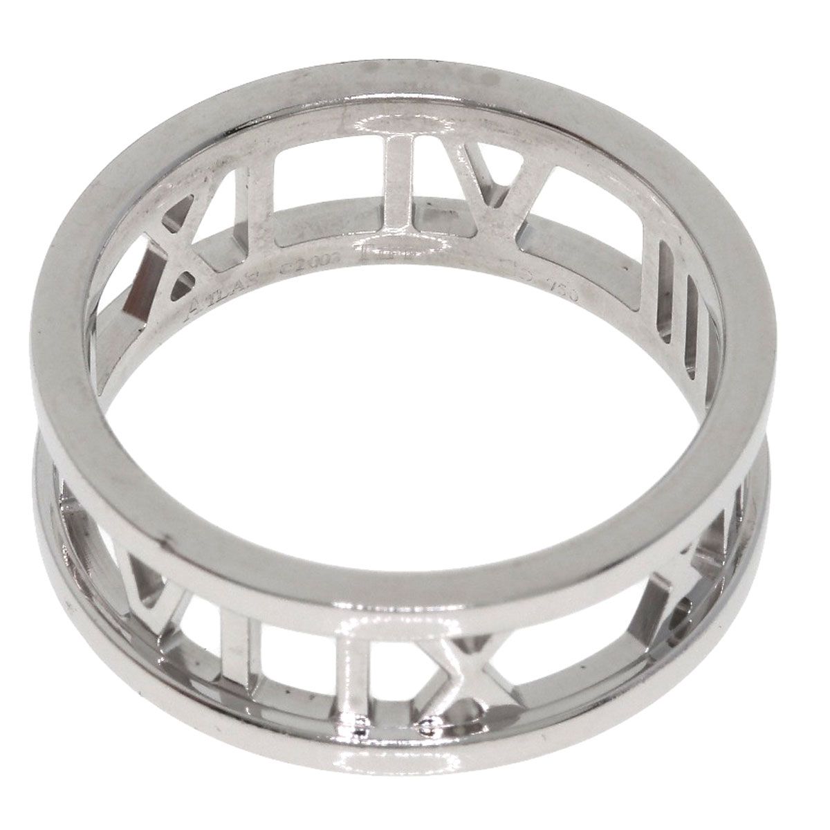 TIFFANY&Co. ティファニー オープン アトラス リング・指輪 K18WG レディース [中古]