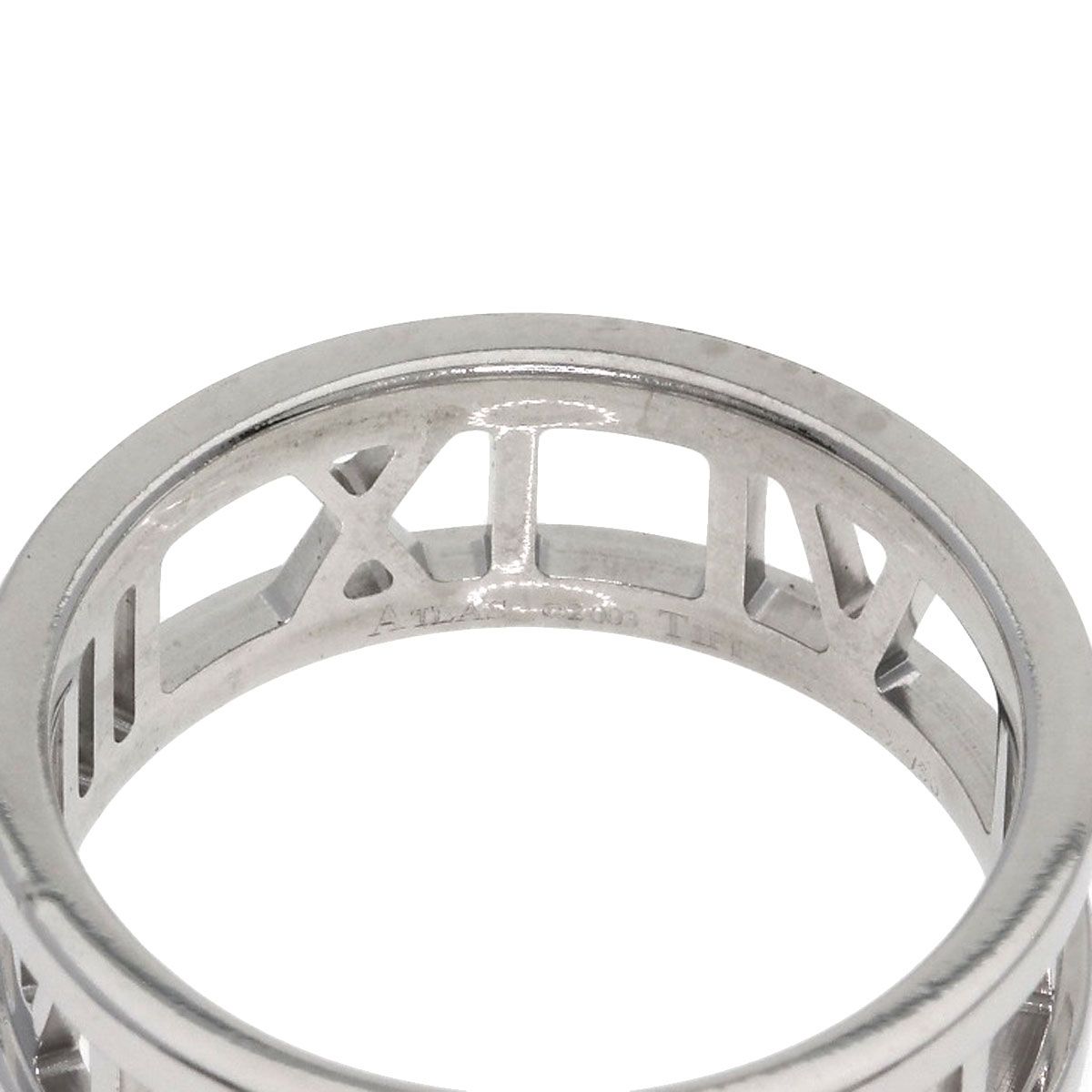 TIFFANY&Co. ティファニー オープン アトラス リング・指輪 K18WG レディース [中古]