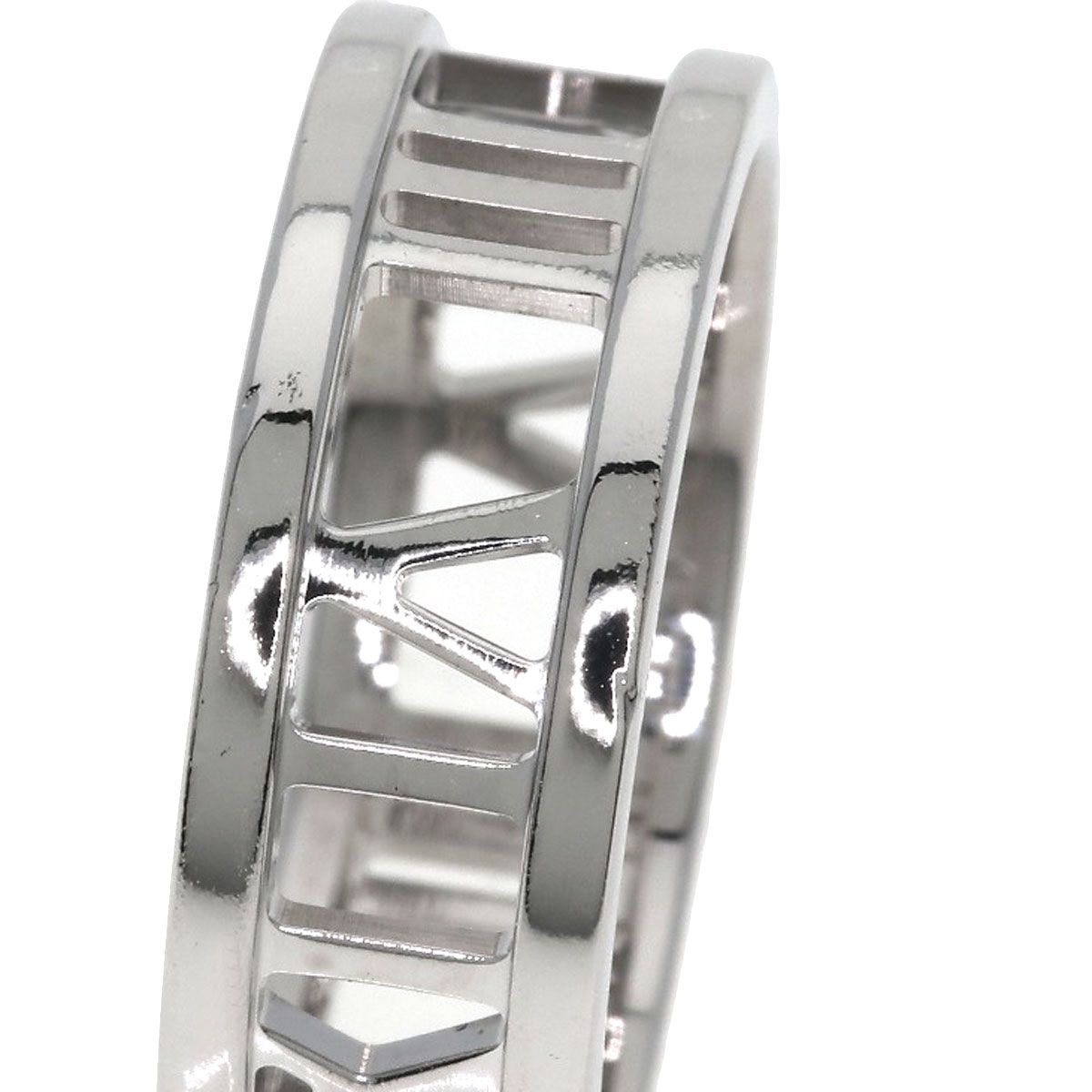 TIFFANY&Co. ティファニー オープン アトラス リング・指輪 K18WG レディース [中古]
