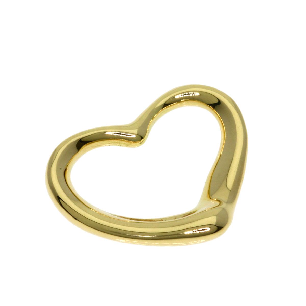 TIFFANY&Co. ティファニー オープンハート ペンダントトップ K18YG レディース [中古]