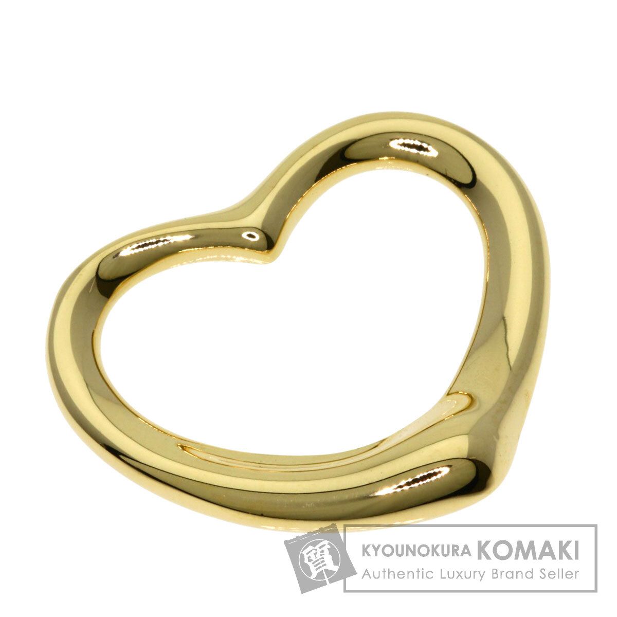 TIFFANY&Co. ティファニー オープンハート ペンダントトップ K18YG