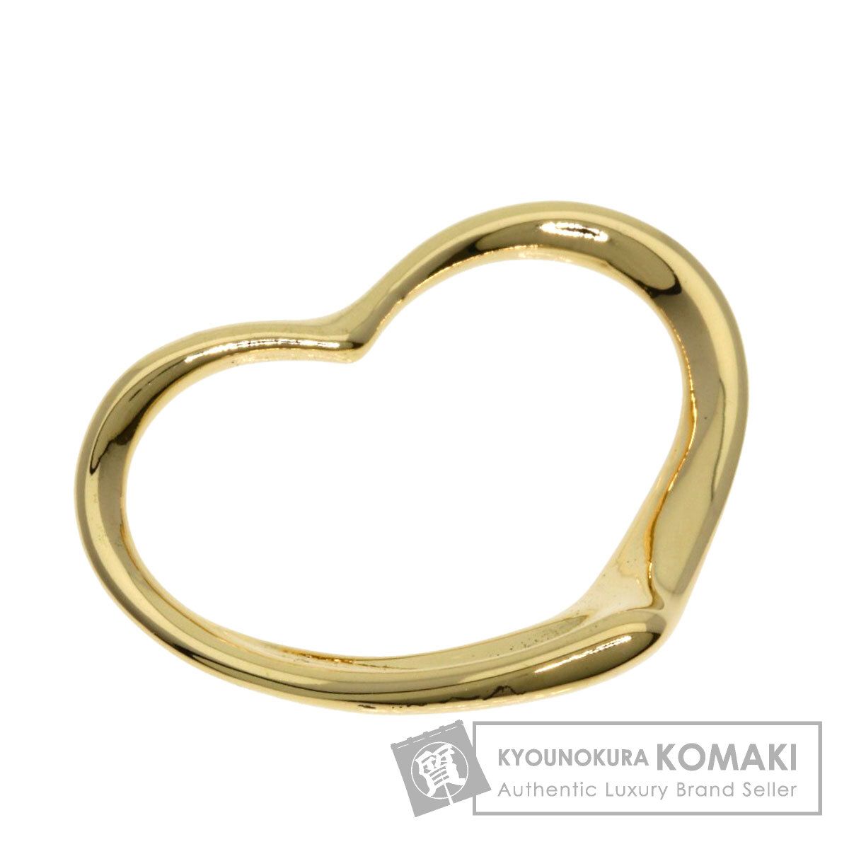 TIFFANY&Co. ティファニー オープンハート ペンダントトップ K18YG レディース [中古]