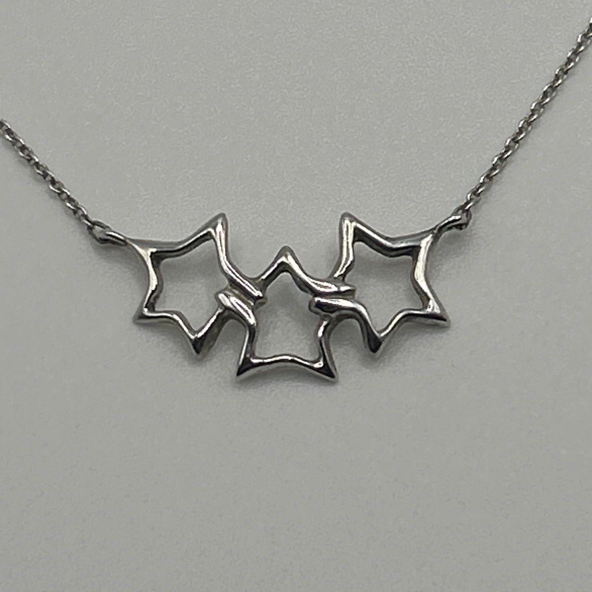 中古 TIFFANY&Co. ティファニー 925 シルバー ネックレス トリプル 