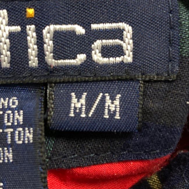 【中古】 NAUTICA スウィングトップ 90s vintage 90年代 ブルゾン アウター ハイネック フルジップ チェック ストリート 古着 /1952 【中古】 NAUTICA スウィングトップ 90s vintage 90年代 ブルゾン アウター ハイネック フルジップ チェック ストリート 古着 /1952