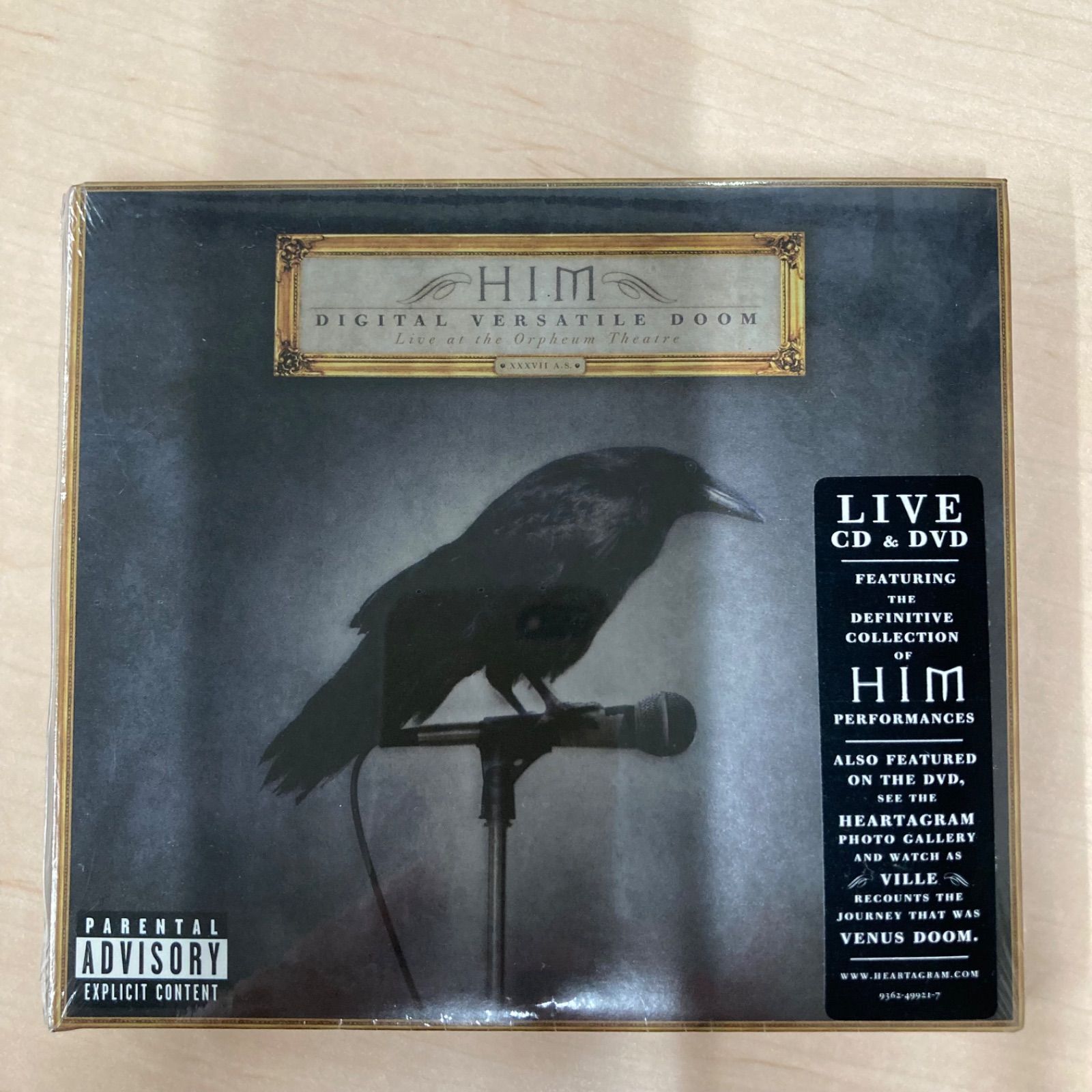 【新品未開封】HIM Digital Versatile Doom Live at the Orpheum Theatre CD+DVD シュリンク付 ゴシックメタル 廃盤
