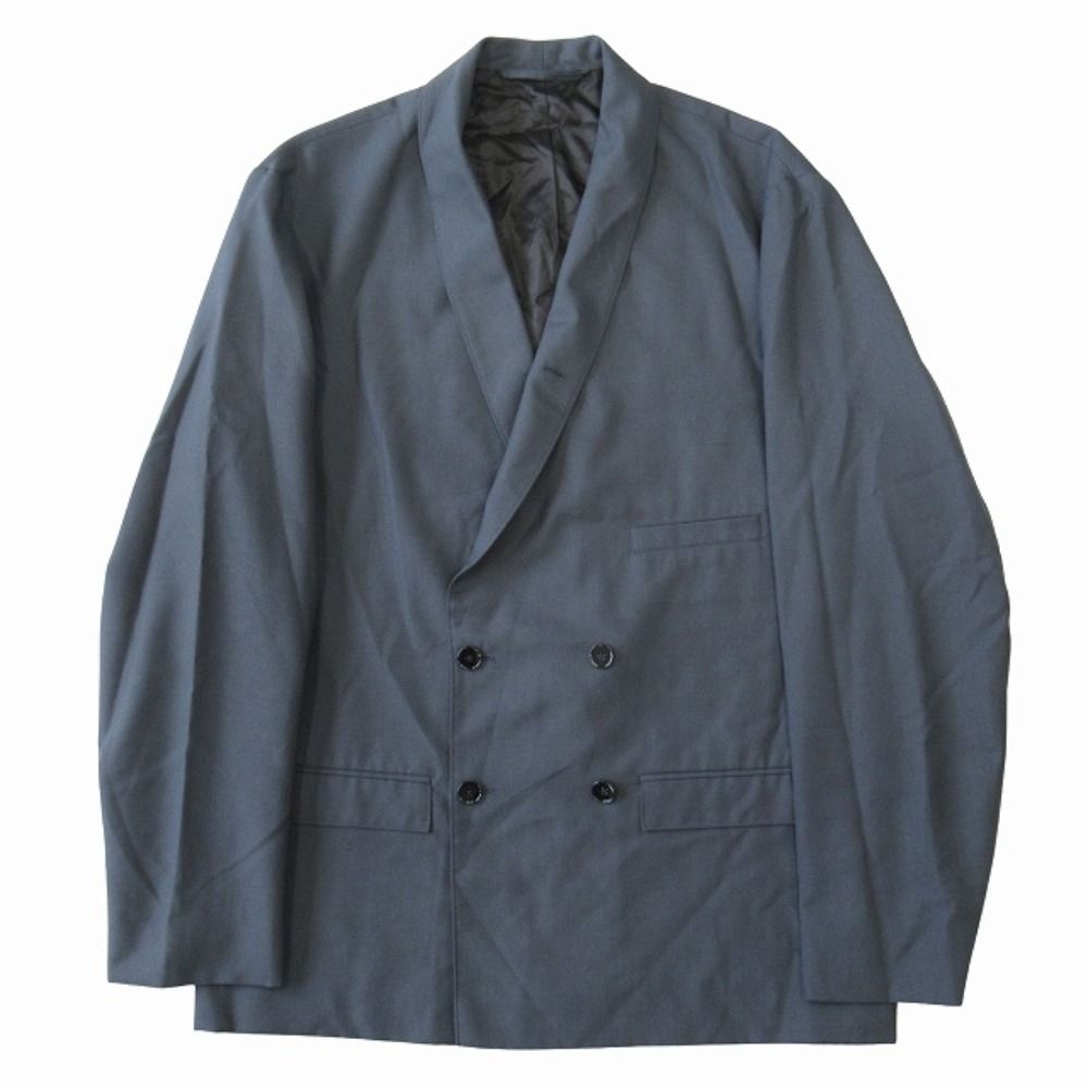 美品 LEMAIRE ルメール ダブルブレスト ショールカラー テーラード