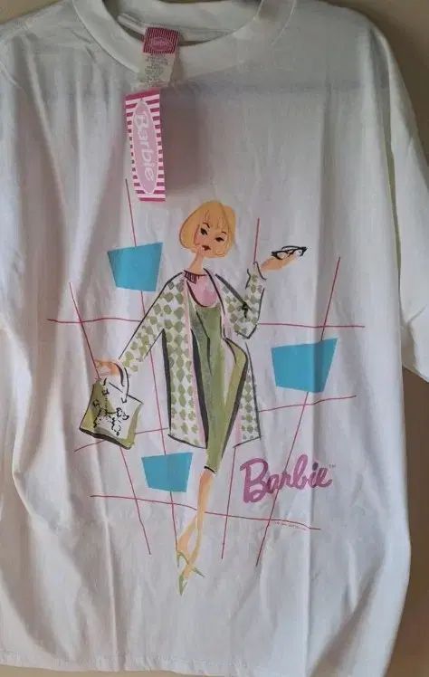 バービー Barbie ヴィンテージ 半袖 Tシャツ 白