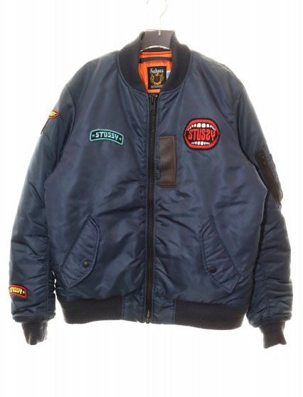 ショット SCHOTT × STUSSY STUSSYGEAR MA-1 XL 3132075 フライト