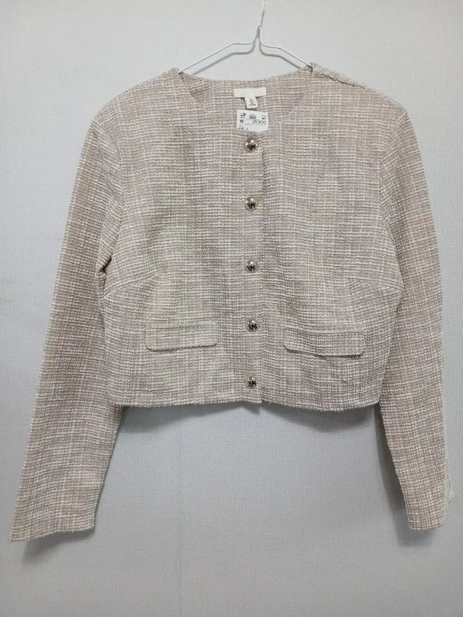 H&M ツイード クロップド ジャケット