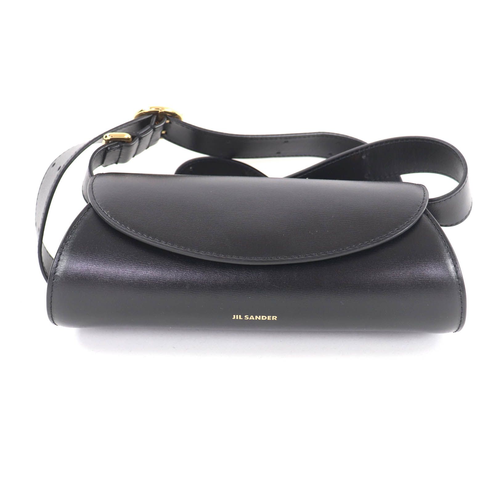 美品 JIL SANDER ジルサンダー レザー フラップ トートバッグ ブリーフ 