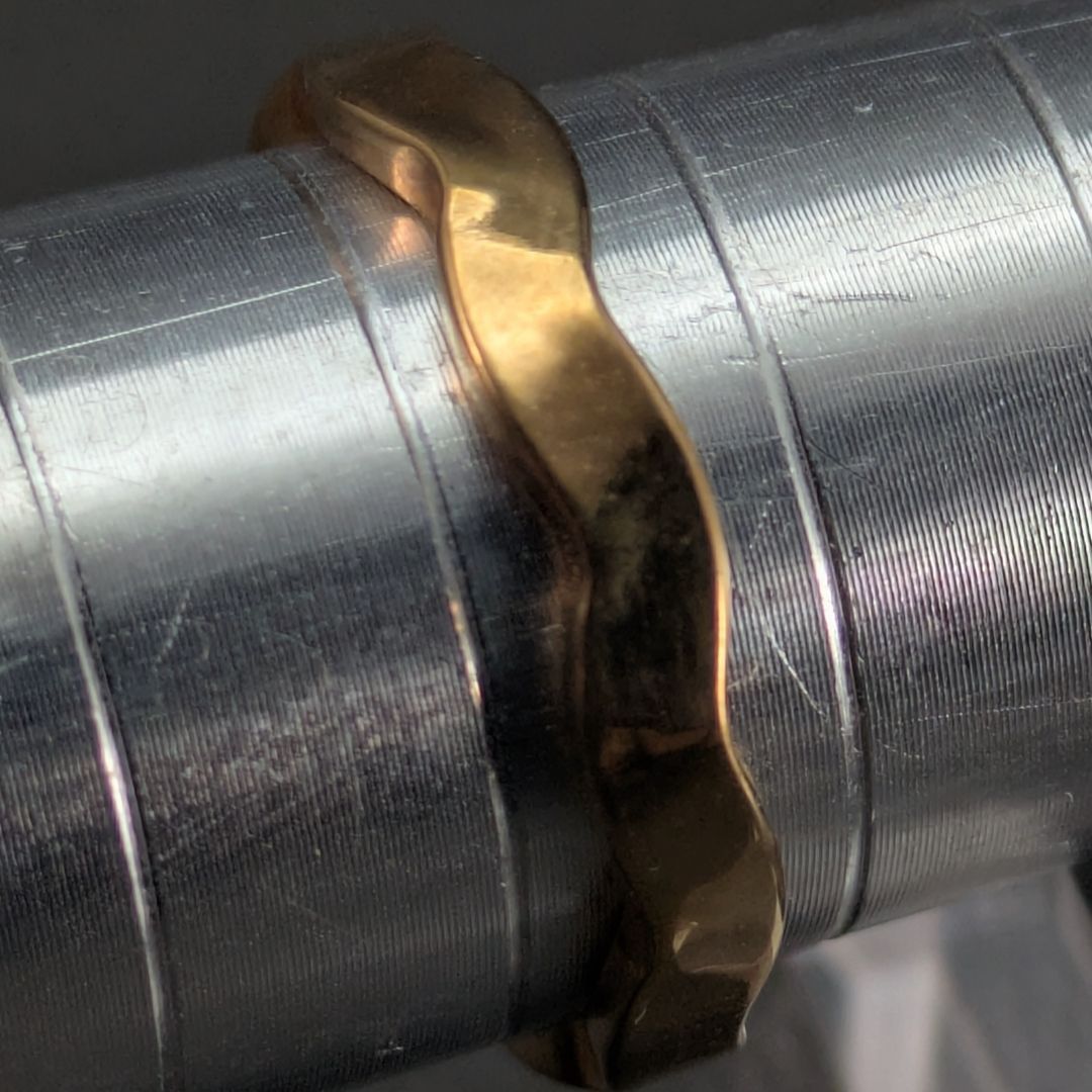 米国 ESPO デッドストック品 14KT HGE ホワイゴールド デザイナーズ 