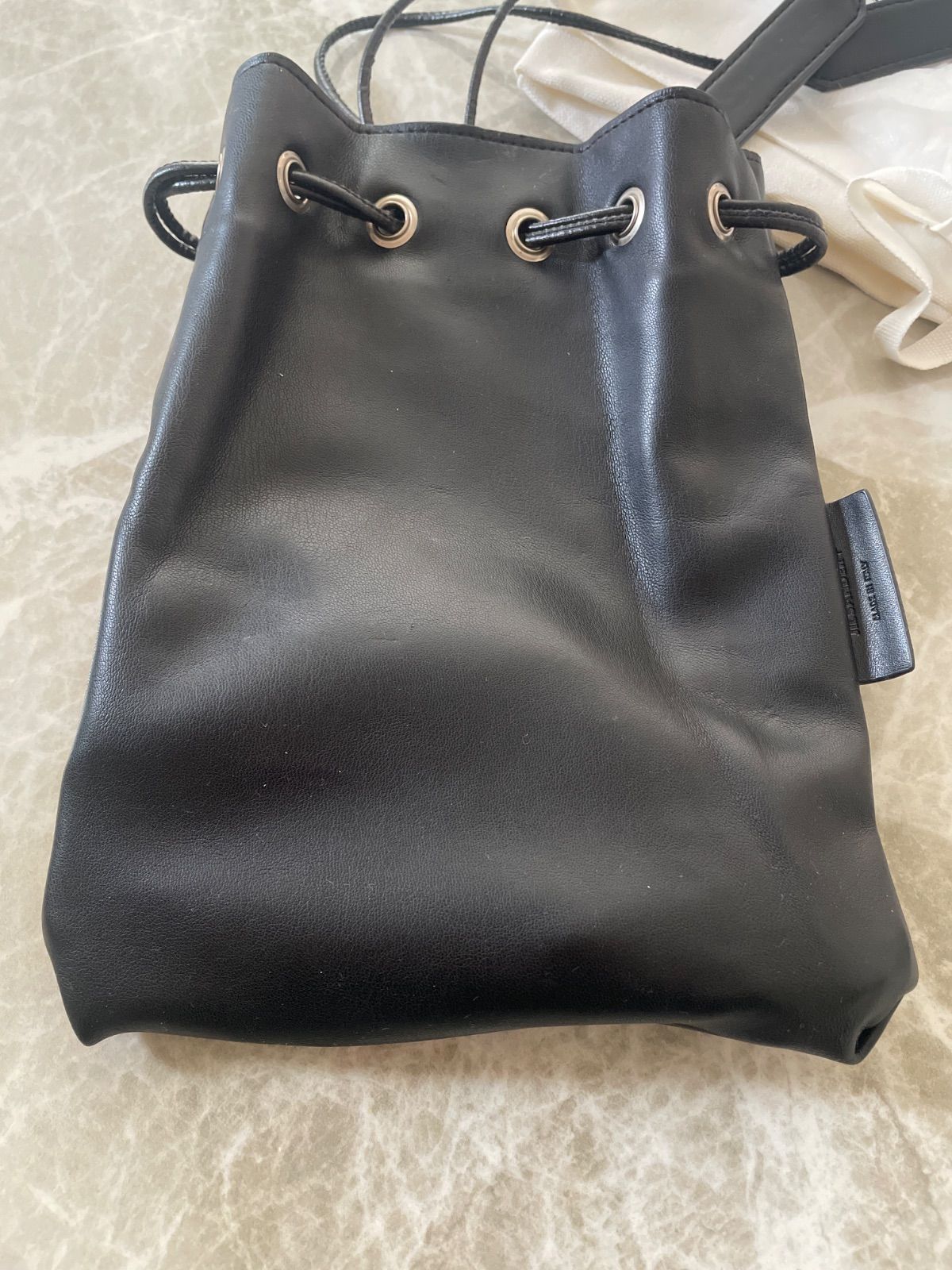 レディース JIL SANDER+ 巾着 ショルダーバッグ エクリュ