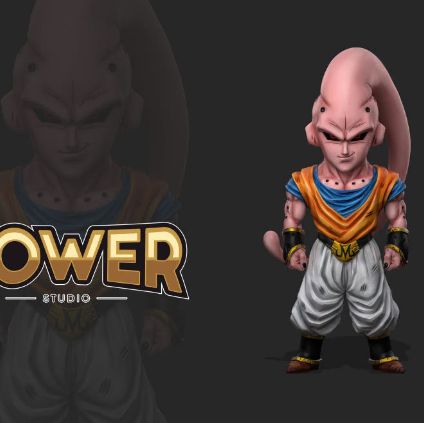 (未開封) POWER ドラゴンボール レジン ワールドコレクタブル 魔人ブウ 孫悟飯 パワーサ