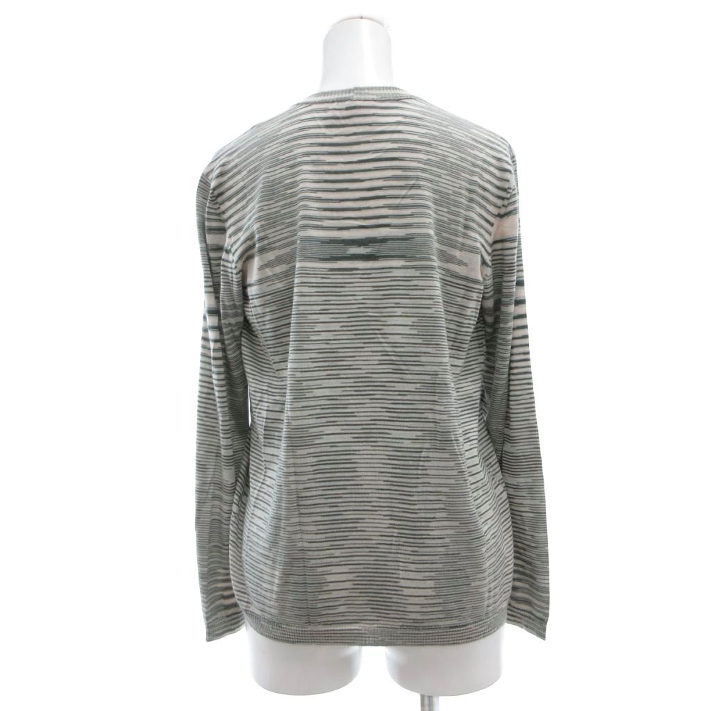 ミッソーニ MISSONI 美品 カーディガン カシミヤ 絹 シルク混 白