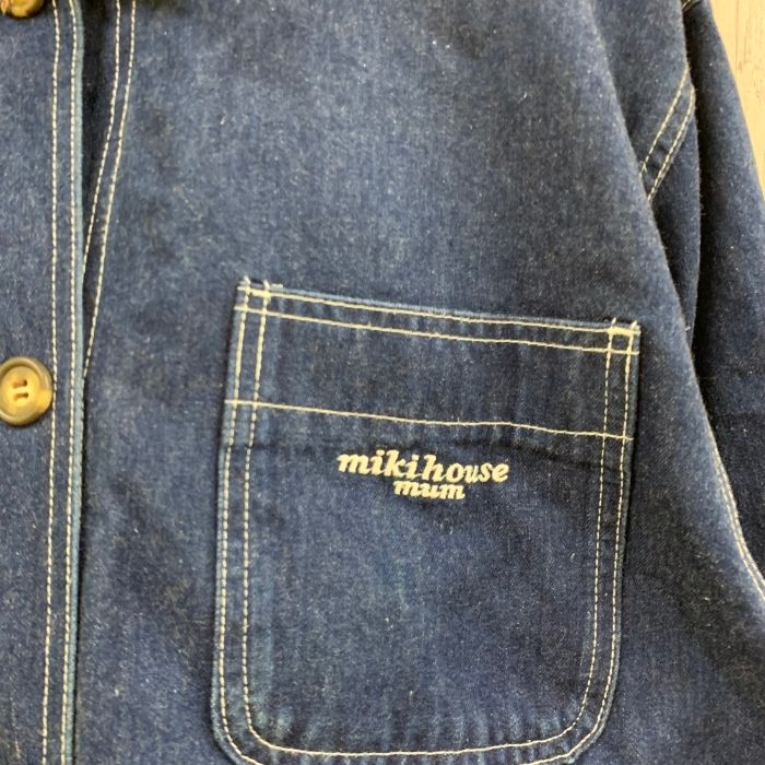 ミキハウス mikihouse mum ジャケット カバーオール デニム ライナー