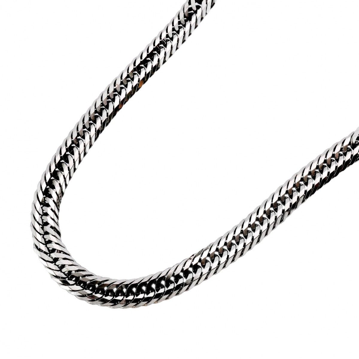 【6kha0039】喜平 ネックレス Pt850 プラチナ トリプル 12面 56cm 55.2g キヘイ【中古】メンズ レディース ユニセックス
