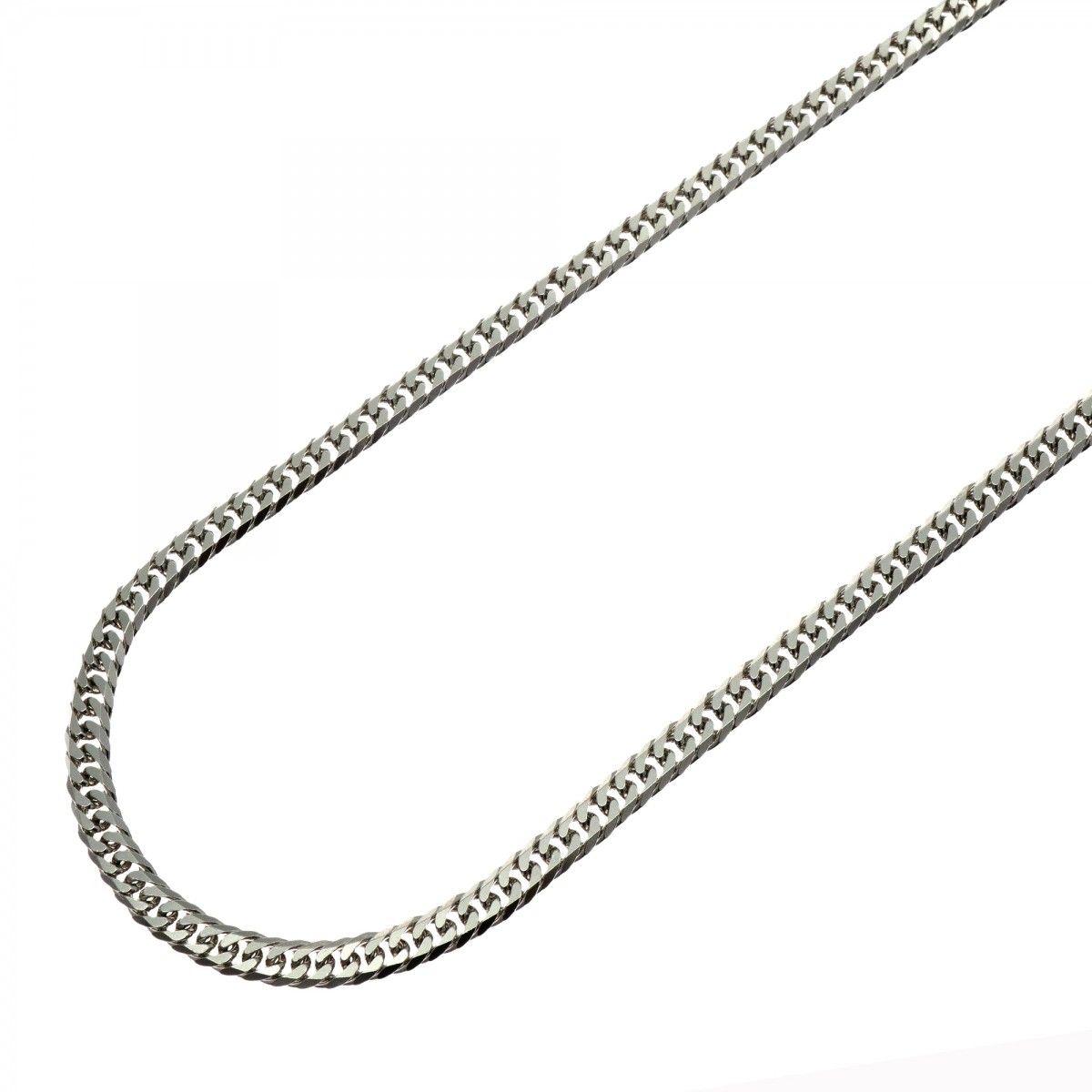 【6khc0023】喜平 ネックレス Pt850 プラチナ 6面 ダブル 50.8cm 30.3g キヘイ【中古】メンズ レディース ユニセックス