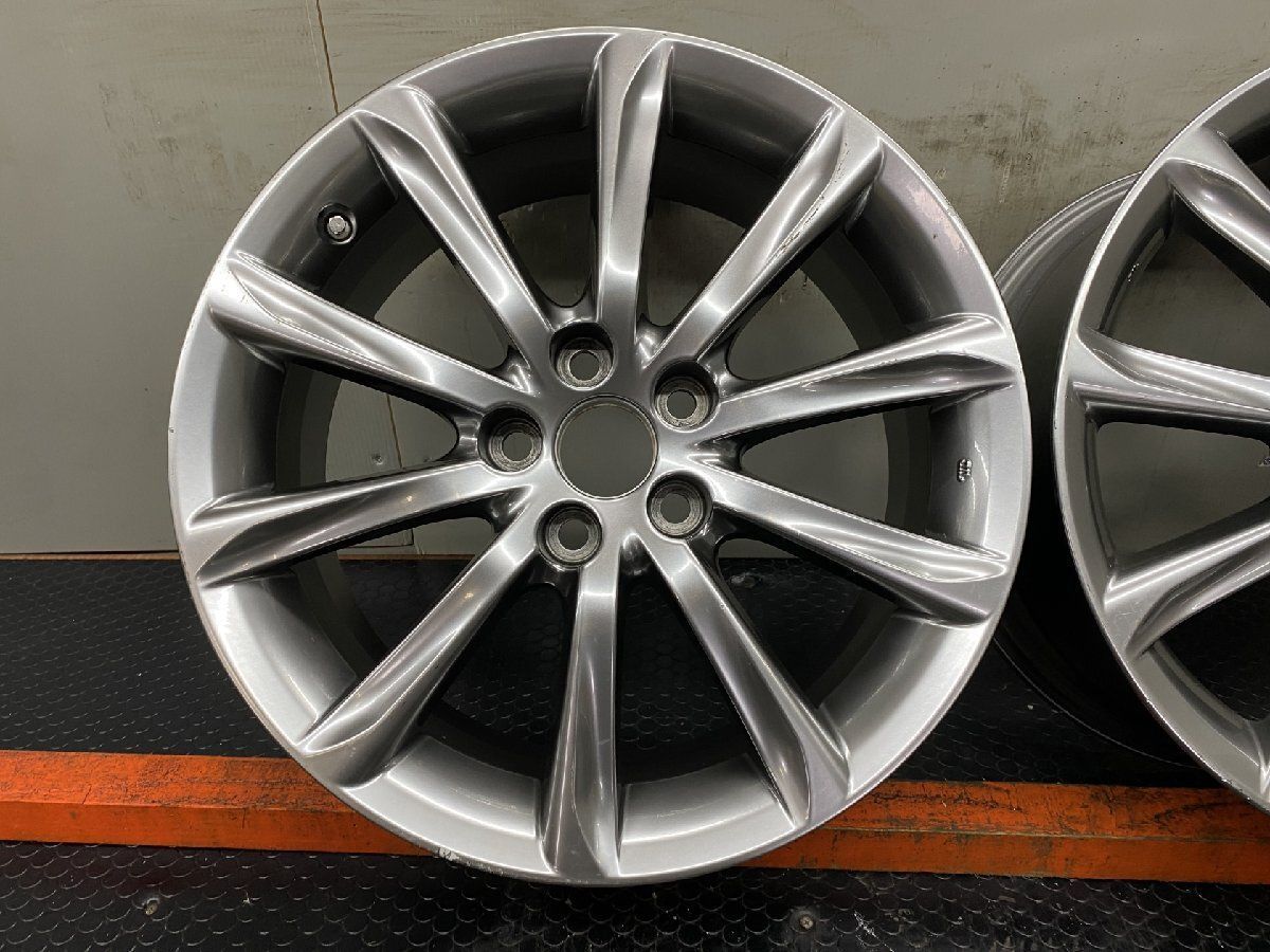 TOYOTA トヨタ 130系マークX 純正ホイール 18インチ 4本 8J5HPCD114.3+