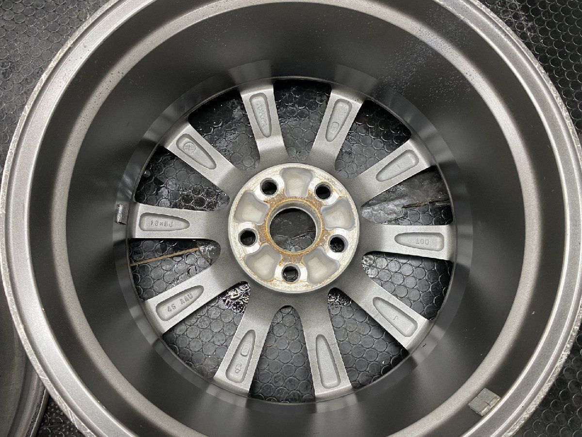 TOYOTA トヨタ 130系マークX 純正ホイール 18インチ 4本 8J5HPCD114.3+