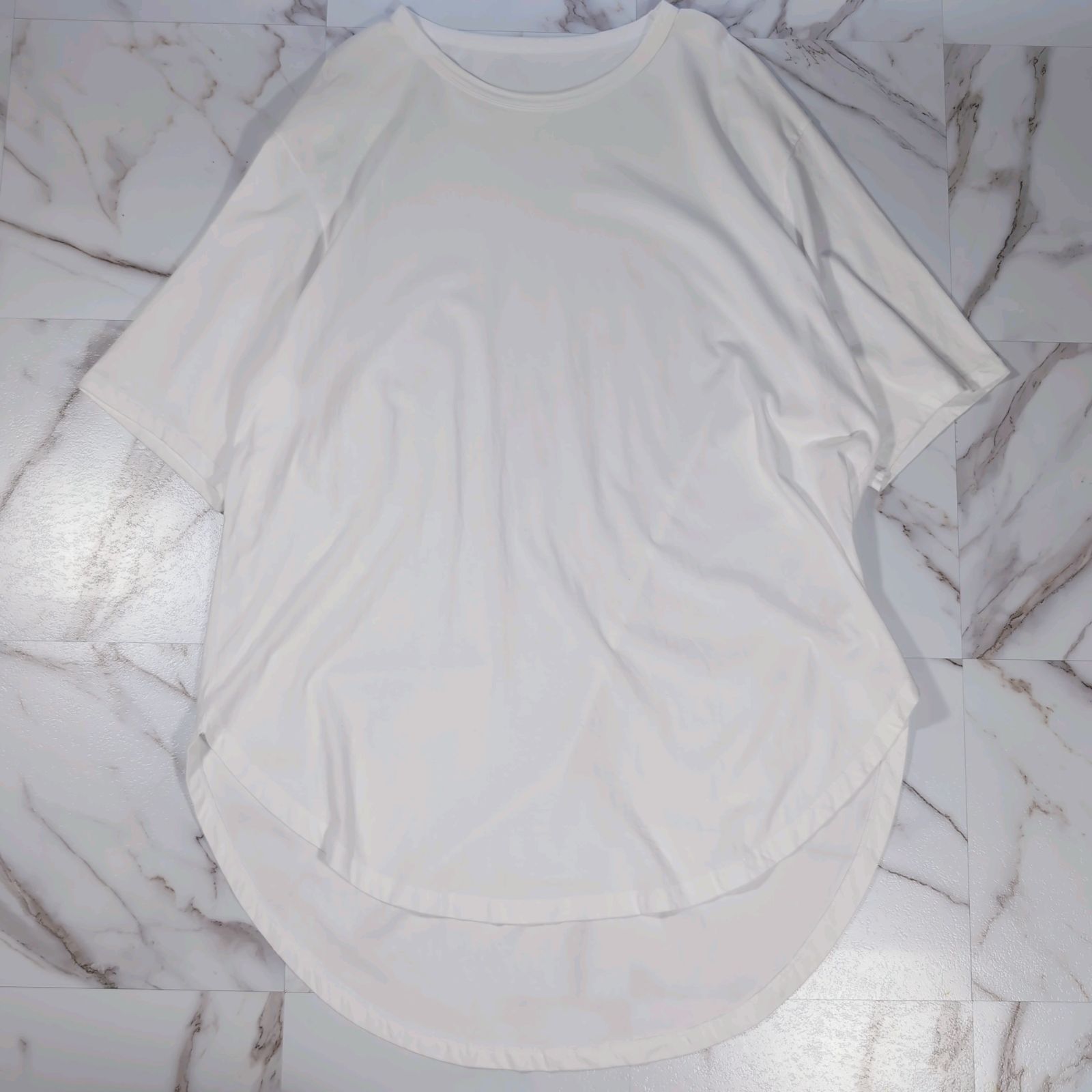 Ground Y 23SS COTTON JERSEY JUMBO ROUNDED HEM T-SHIRT 白 3(L)