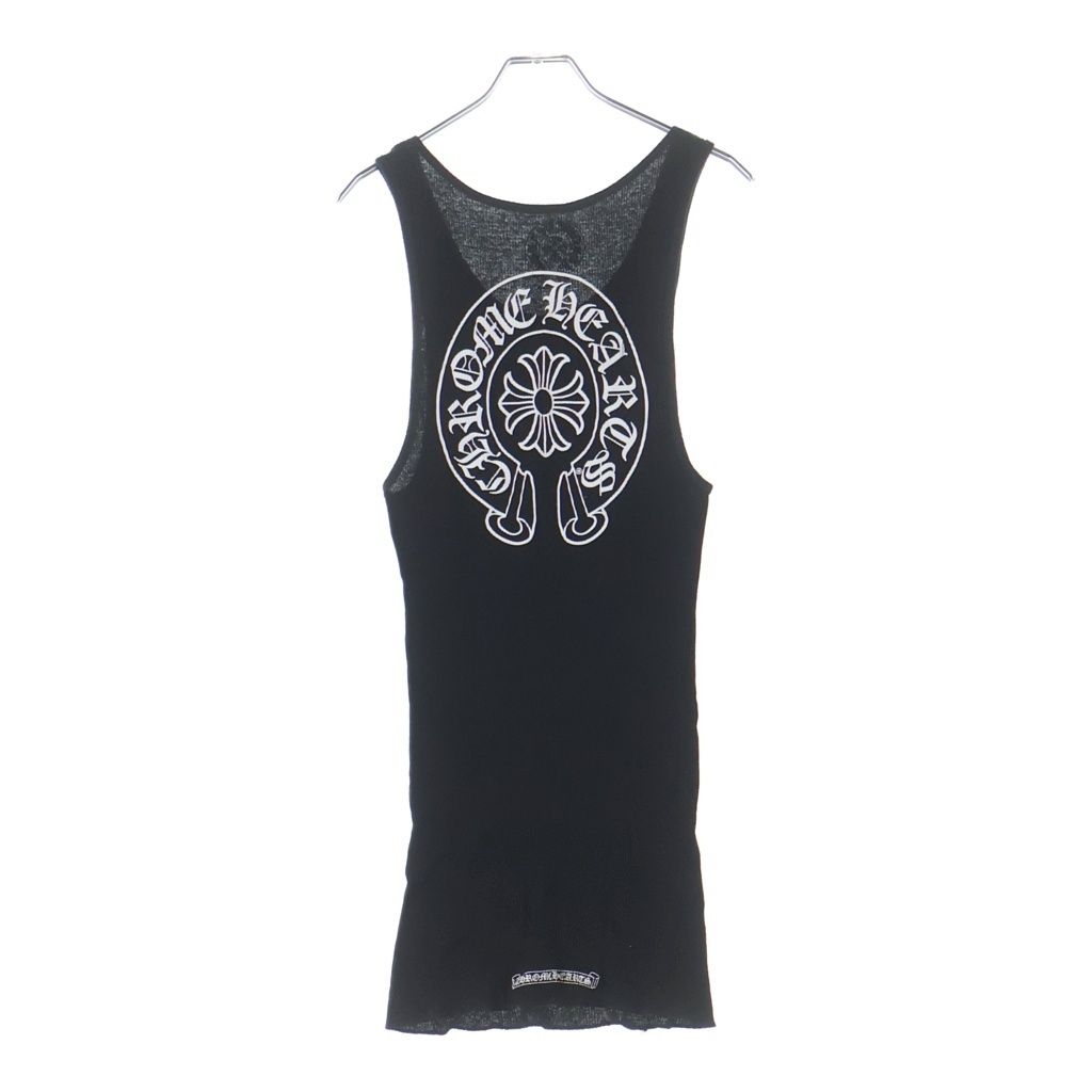 Chrome Hearts タンクトップ バックプリント CHROME HEARTS (クロムハーツ) Back Horseshoe Print Tank Top バック