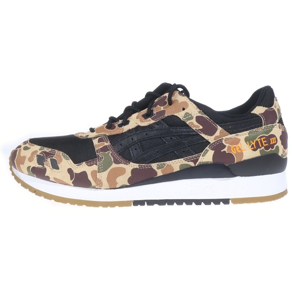 ASICS (アシックス) ×Atoms Gel-Lyte III 3 Duck Camo アトモス ゲルライト ダックカモ ローカットスニーカー ブラック/ベージュ US11/29cm TQ6H2Q