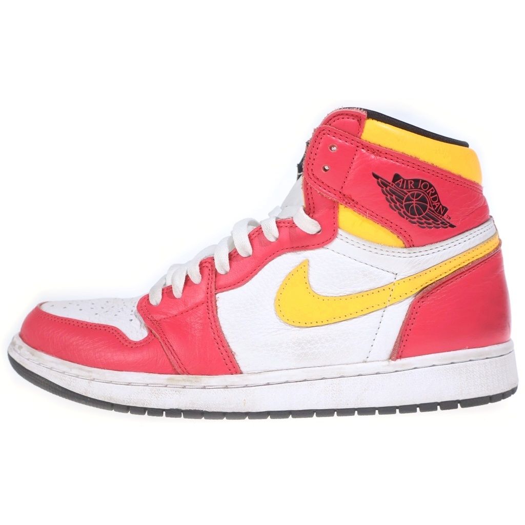 NIKE (ナイキ) AIR JORDAN 1 RETRO HIGH OG LIGHT FUSION RED エアジョーダン1 レトロ ライトフュージョン レッド ハイカットスニーカー US10.5/28.5cm 555088-603