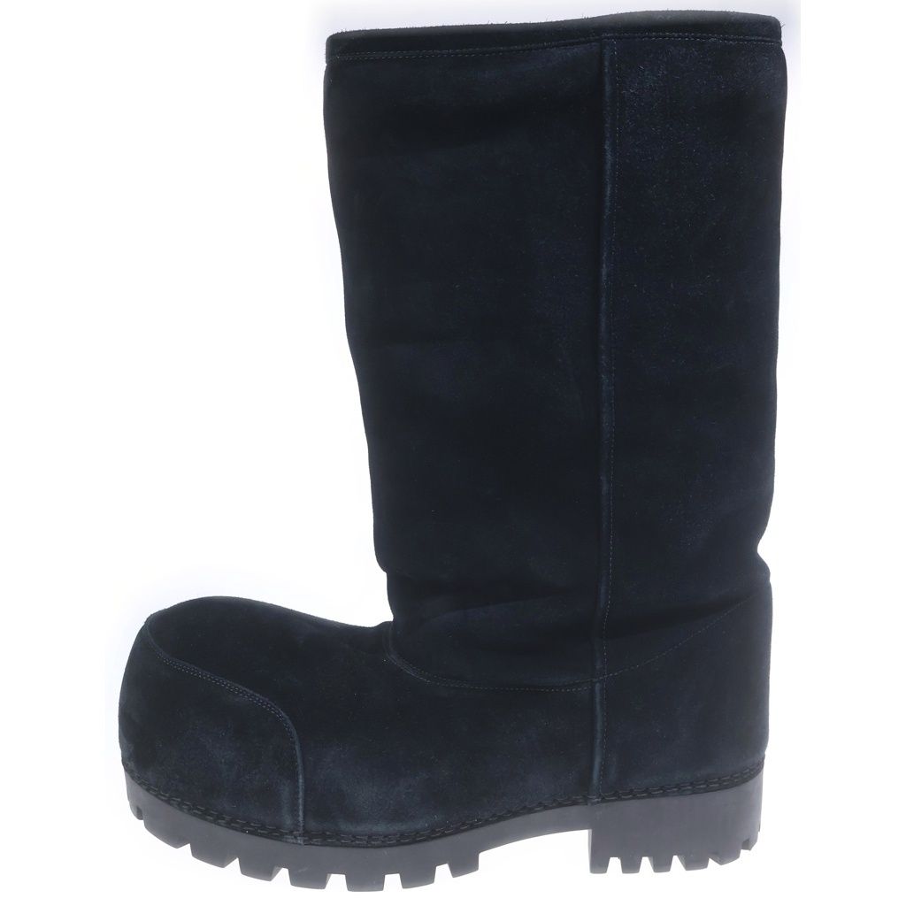 BALENCIAGA (バレンシアガ) Alaska Fur Boots アラスカ ファー ムートン ロングブーツ ブラック