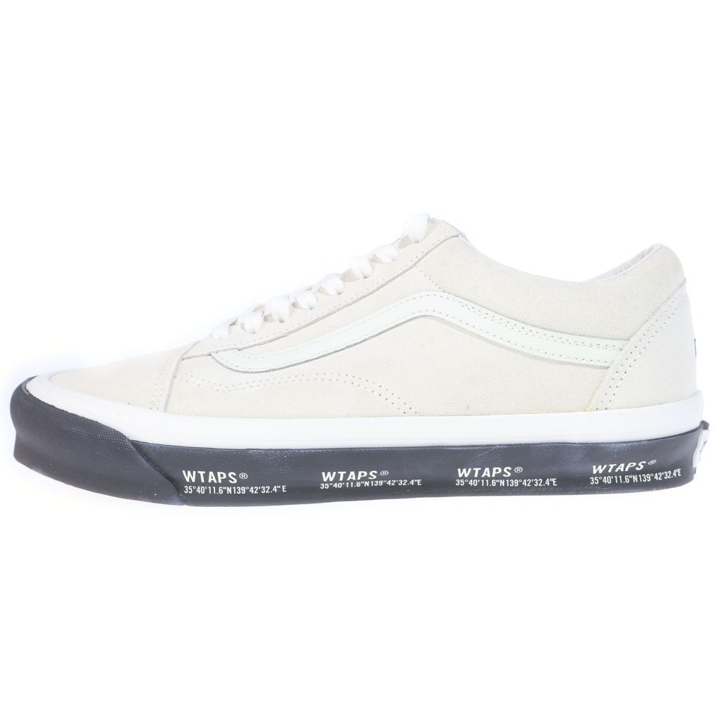 VANS (ヴァンズ) ×WTAPS OG OLD SKOOL LX ダブルタップス オールドスクール スエード ローカットスニーカー ホワイト US11/29cm VN0A4P3X20F1
