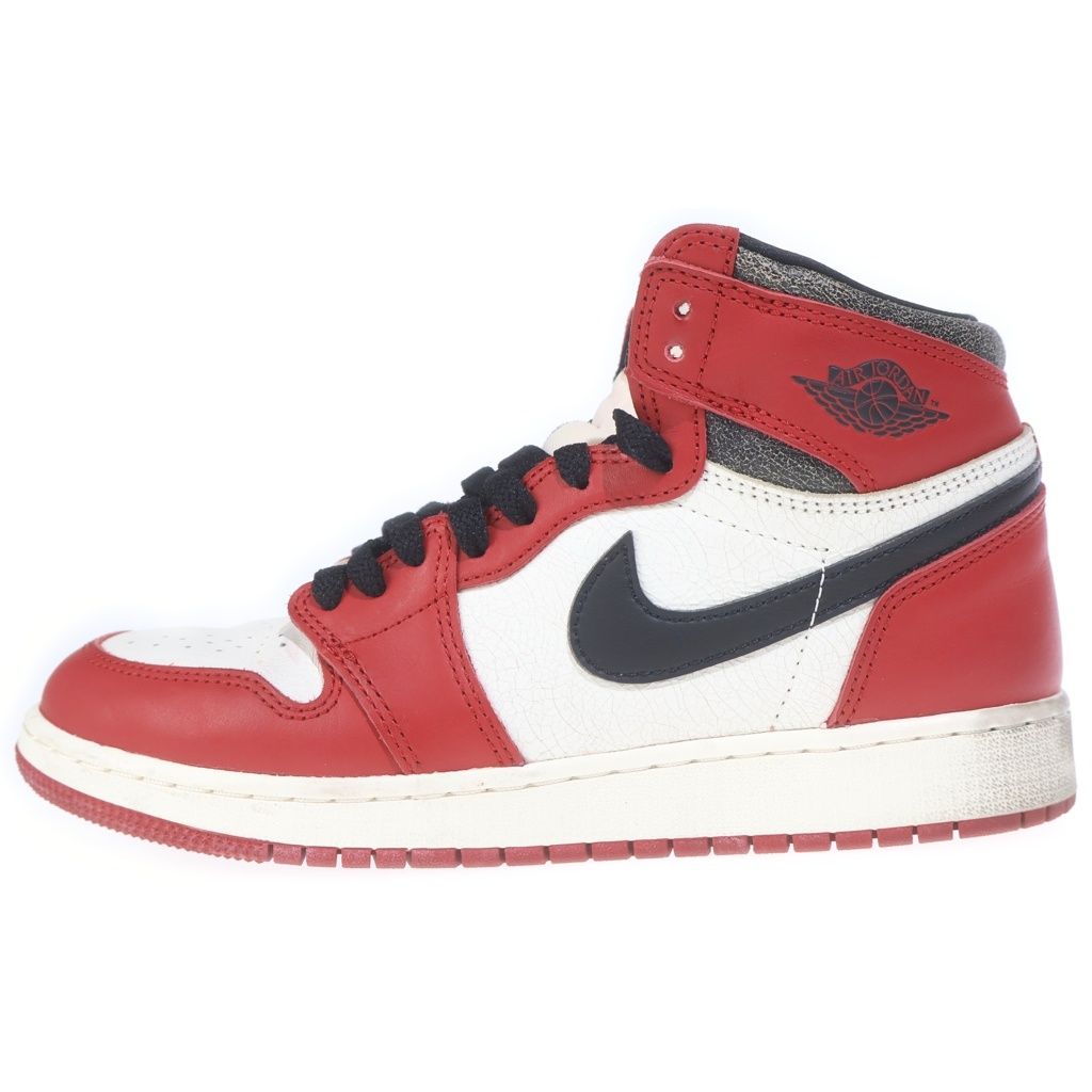 NIKE (ナイキ) GS AIR JORDAN 1 HIGH OG LOST & FOUND CHICAGO エアジョーダン1 OG ロストファウンド/シカゴ ハイカットスニーカー レディース US6.5Y/24.5cm FD1437-612