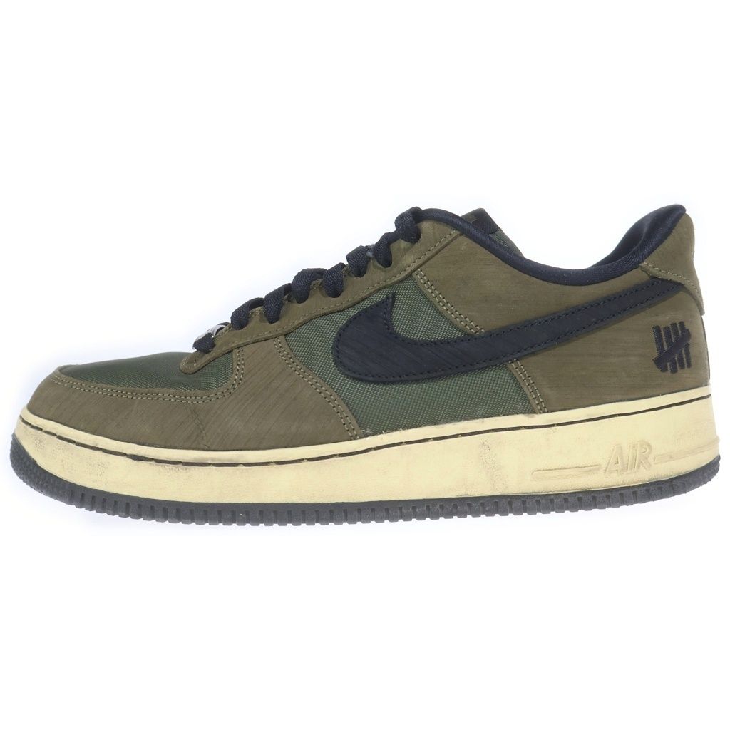 NIKE (ナイキ) ×UNDEFEATED AIR FORCE 1 LOW SP アンディフィーテッド エアフォース1 ローカットスニーカー カーキ US10.5/28.5cm DH3064-300