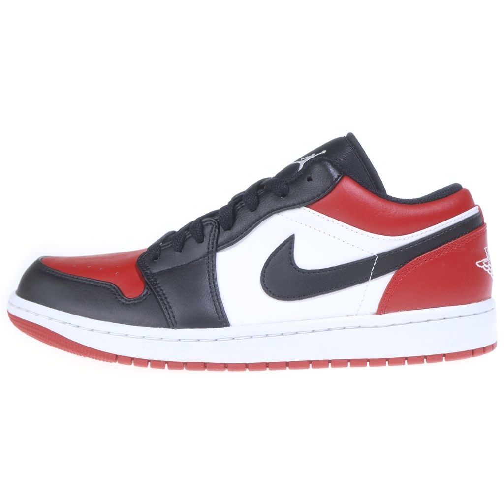 NIKE (ナイキ) AIR JORDAN 1 LOW BRED TOE 553558-612 エアジョーダン1 ブレッドトゥ ローカットスニーカー レッド/ブラック US10/28cm