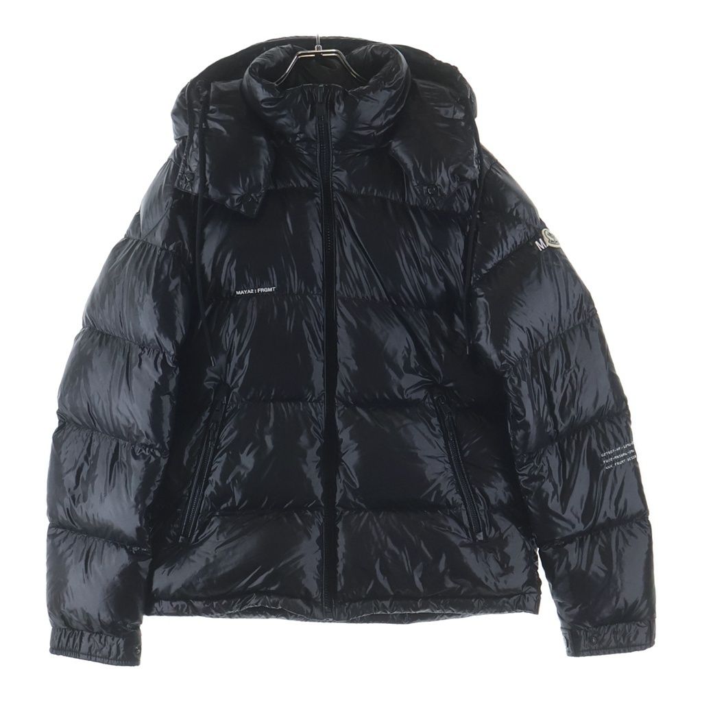 ゆ*め様 MONCLER ダウンジャケット ブラック 定番人気，安い MONCLER (モンクレール) ×FRAGMENT RICKEY